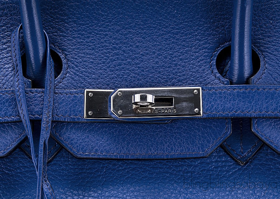 Birkin 35 Blue Sapphire Togo