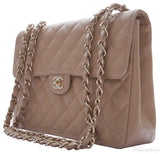 XL Jumbo Tan Caviar Leather