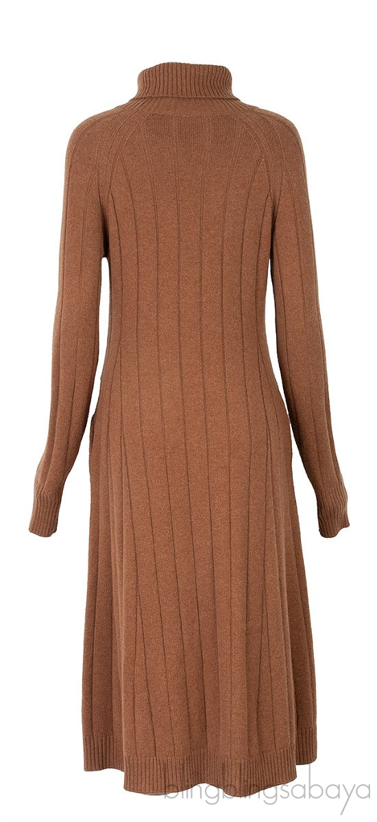 Duca D\'Aosta Turtleneck Cashmere Dress