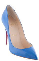 Pigalle Follies 100 Patent Blue heels