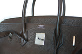 Birkin 35 Chocolate Taurillon Clem