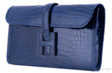 Jige Clutch Blue Niloticus