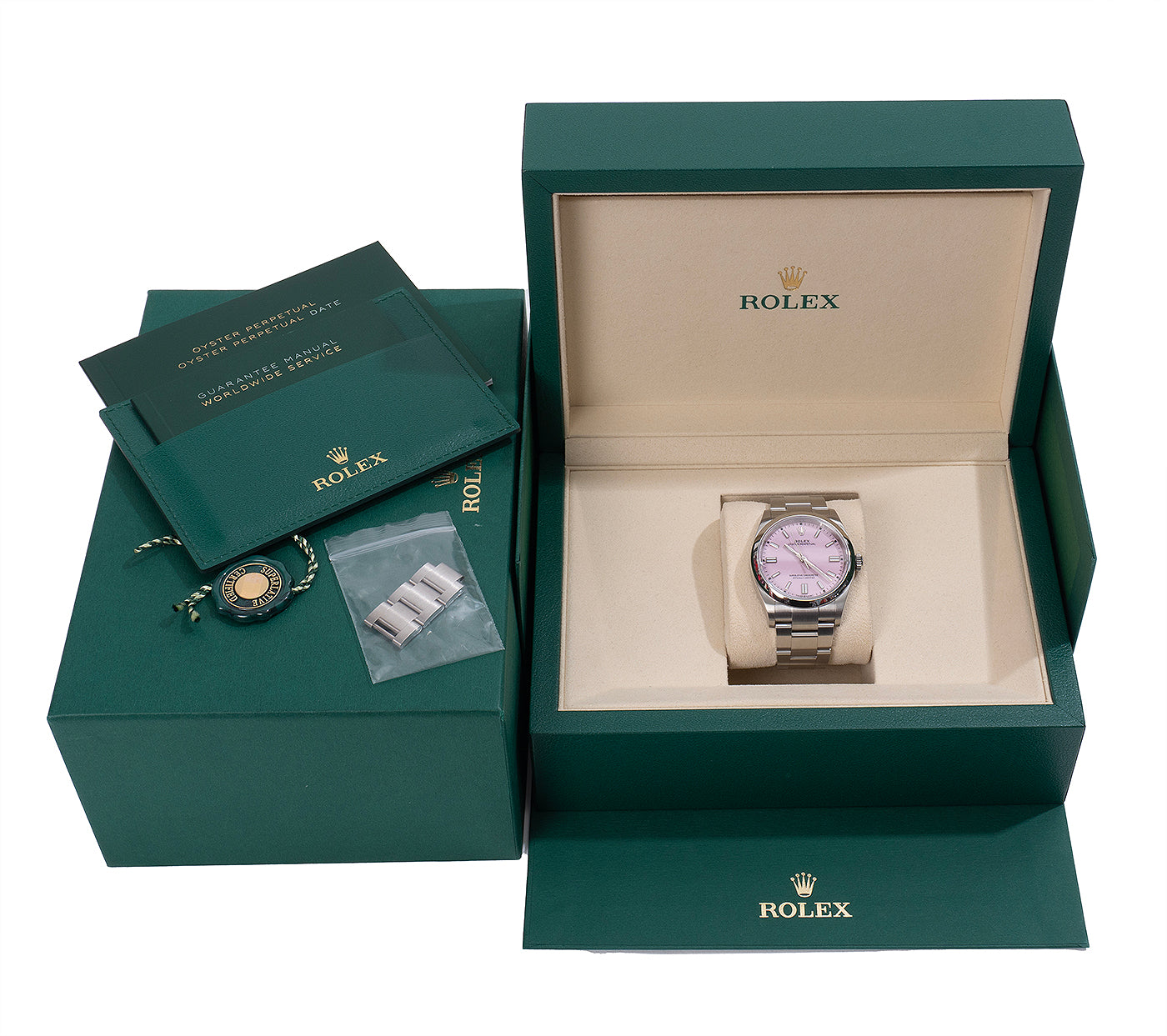 Rolex Oyster Perpetual 36 Candy Pink Dial Automatic Watch
