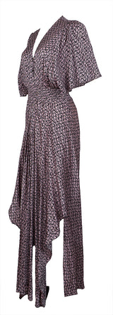 Maje Rachelia Satin Maxi Dress M