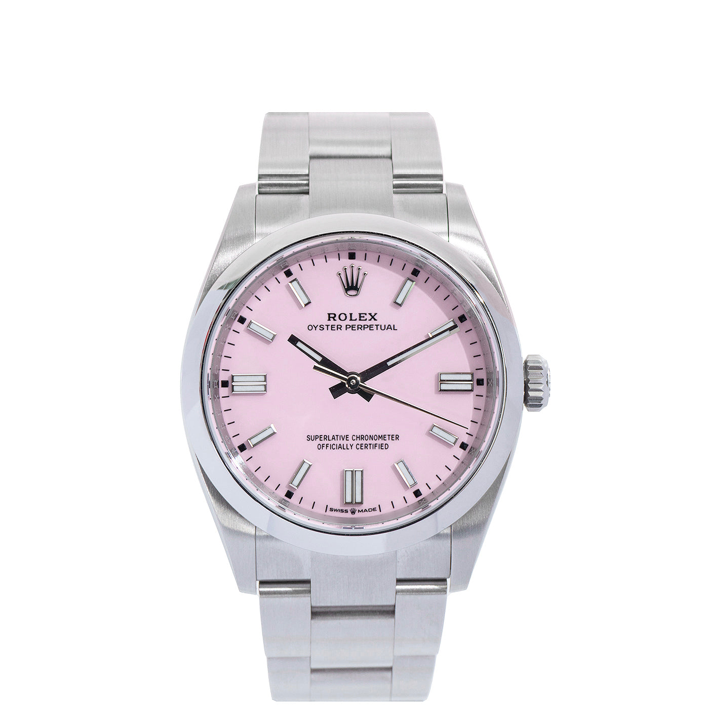 Rolex Oyster Perpetual 36 Candy Pink Dial Automatic Watch