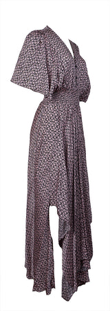 Maje Rachelia Satin Maxi Dress M