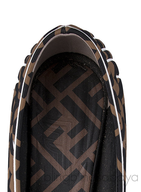 FF Motif Square Toe Pumps