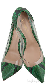 Green Python Plexi Pumps
