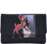 Bambi Antigona Black Clutch