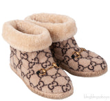 GG Horsebit Merino Ankle Boots