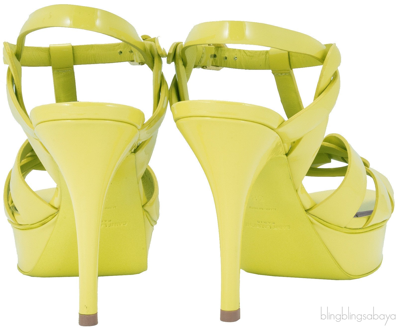 Yellow Patent Leather Tribute