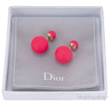 Mise En Dior Pink Tribal Earrings