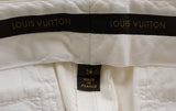 Louis Vuitton White Cropped Denim Trouser