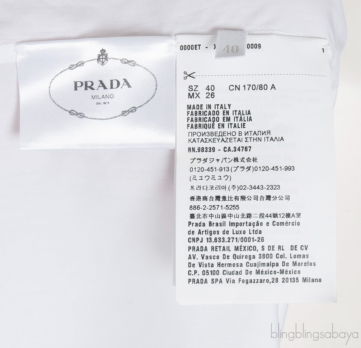 Crystal Embellished White Shirt