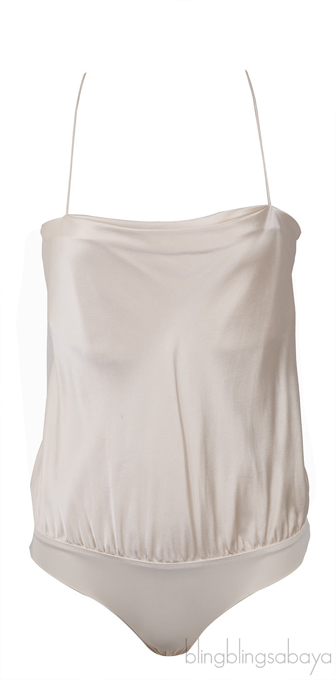 White Pearl Sleeveless Bodysuit