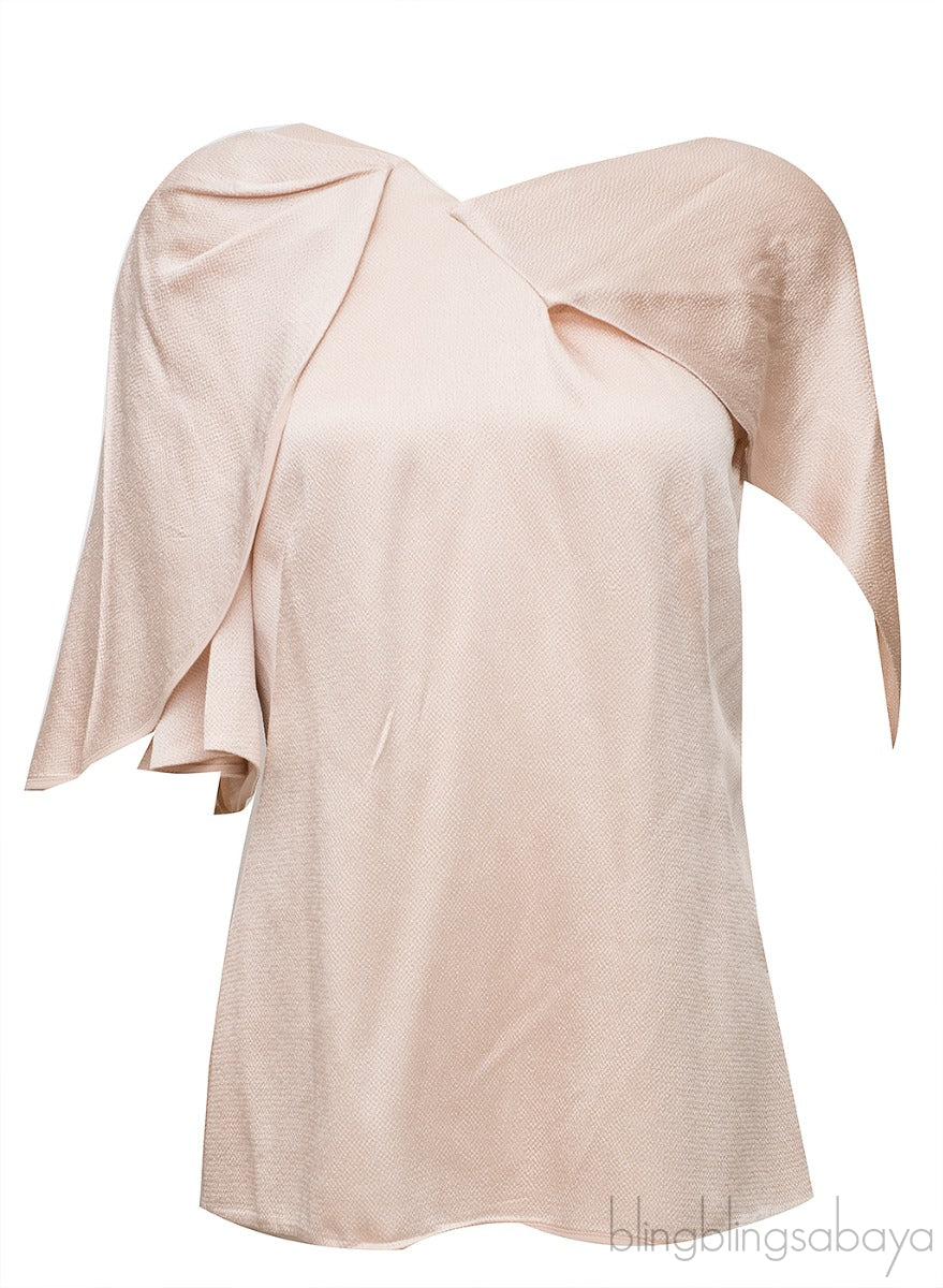 Beige Plain Blouse