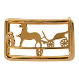 Hermes Gold Caleche 24 mm Buckle