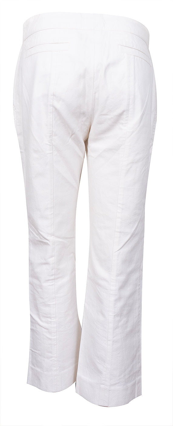 Louis Vuitton White Cropped Denim Trouser
