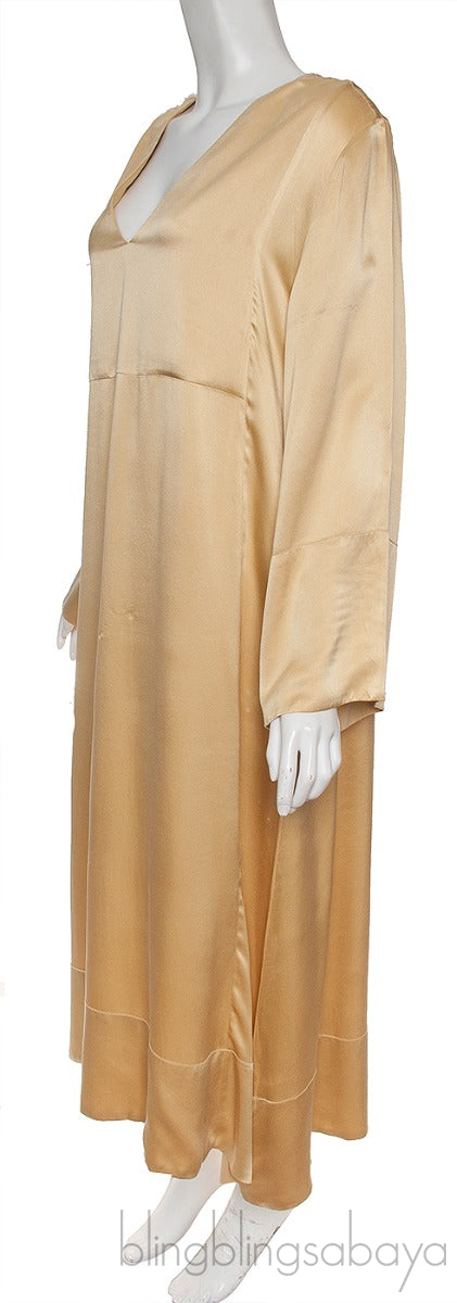 Gold Silk Dress