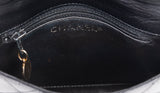 Chanel Black Quilted Leather Vintage Classic Chain Belt Bag