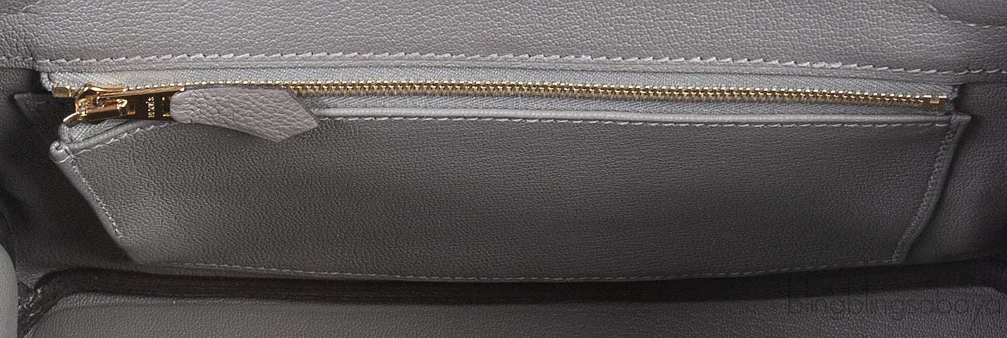 Birkin 25 Gris Meyer Togo GHW