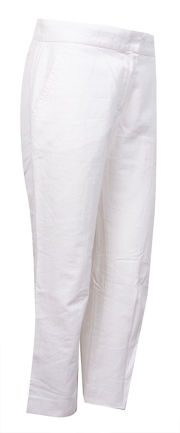 Louis Vuitton White Cropped Denim Trouser