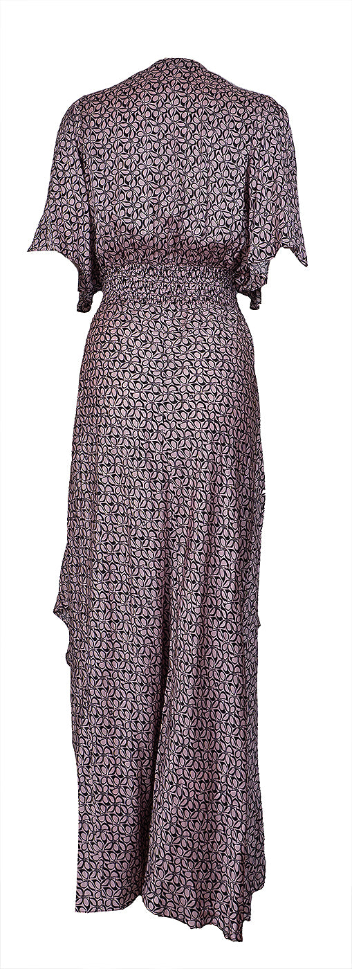 Maje Rachelia Satin Maxi Dress M