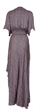 Maje Rachelia Satin Maxi Dress M