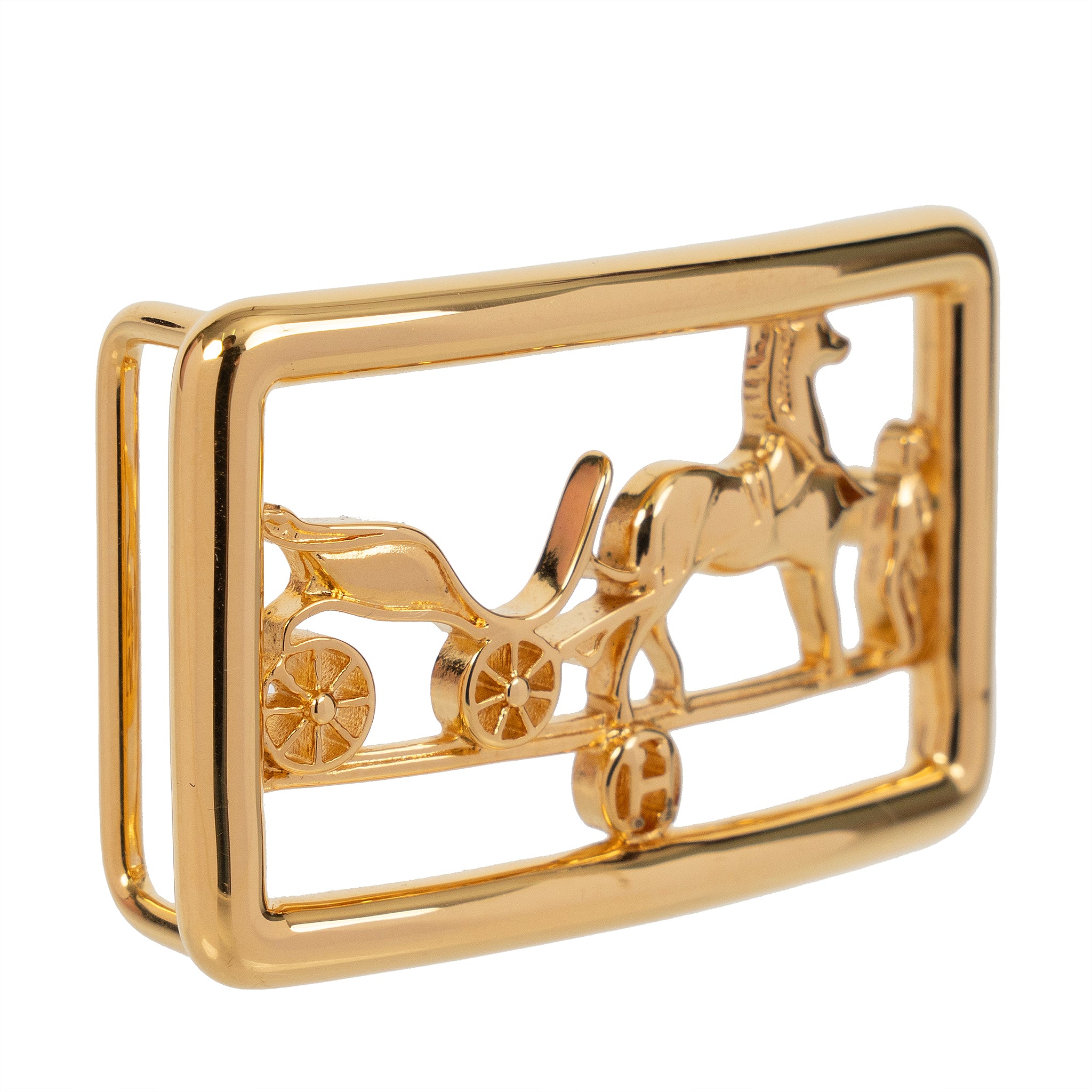 Hermes Gold Caleche 24 mm Buckle