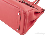 Birkin 30 Togo Rouge Pivoine PHW