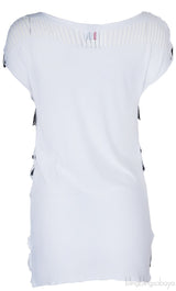 Lace & Bow Cut-out Top