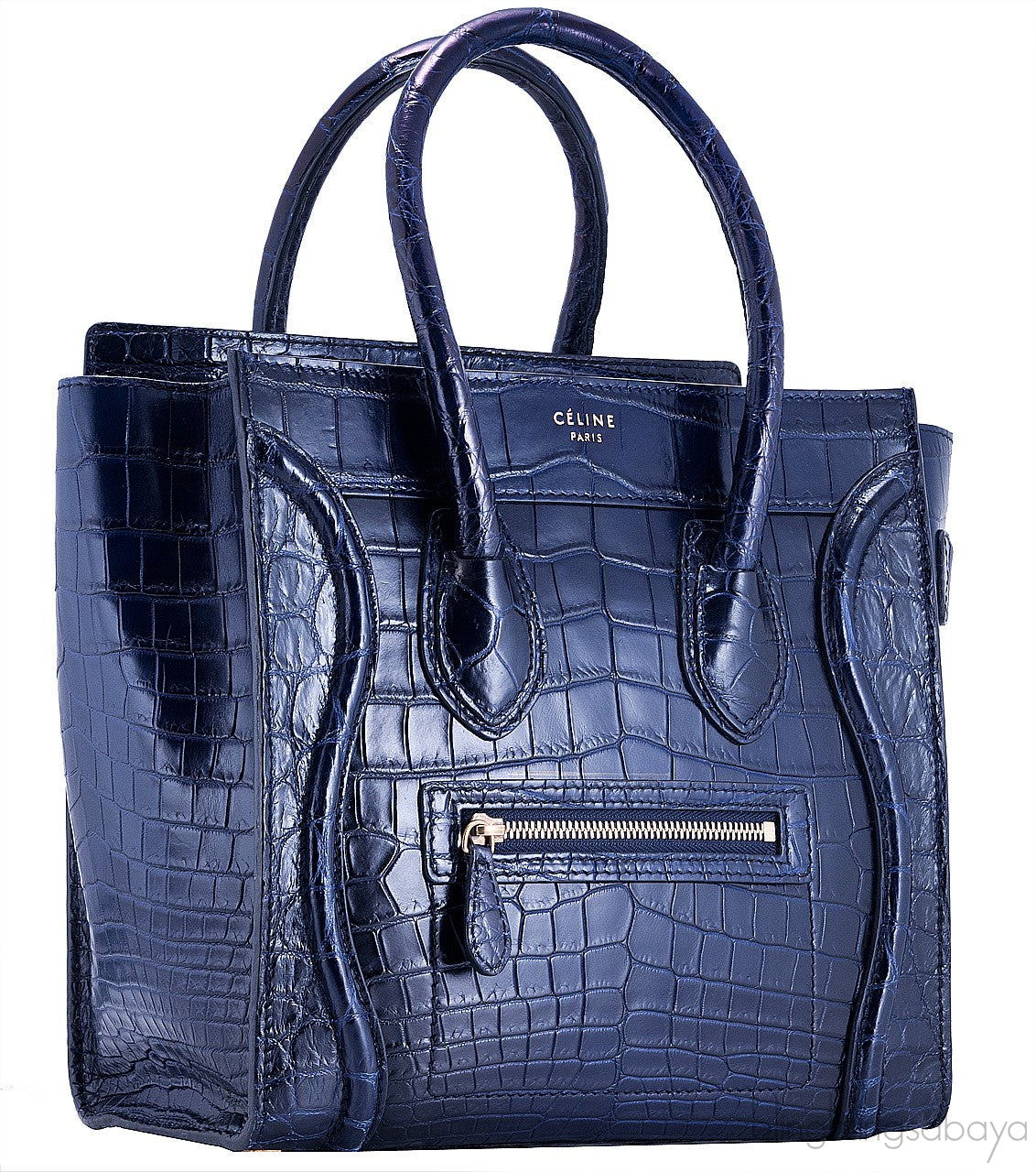 Micro Alligator Luggage Tote