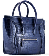 Micro Alligator Luggage Tote