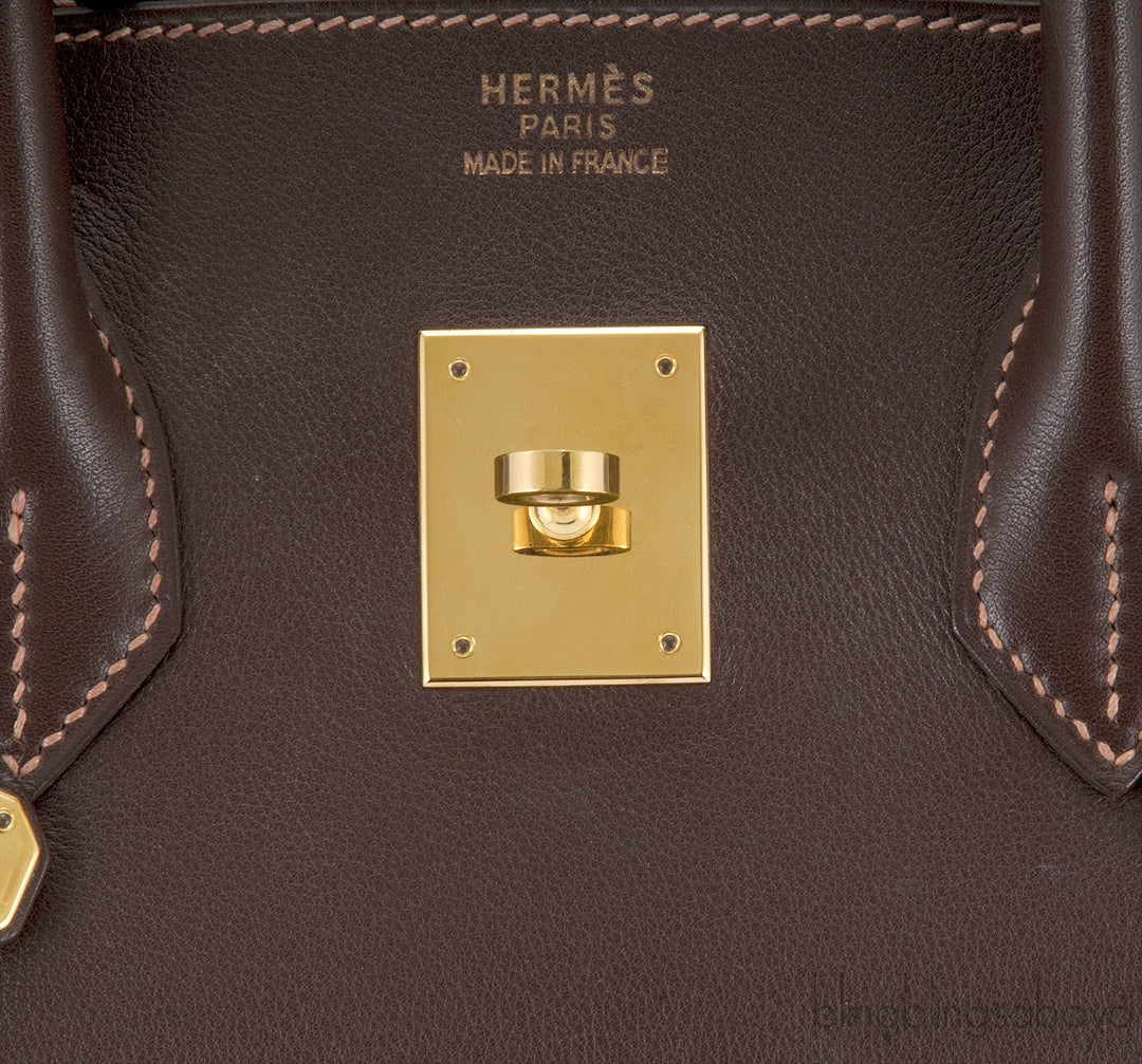 Birkin 35 Veau Gulliver Havane GHW*
