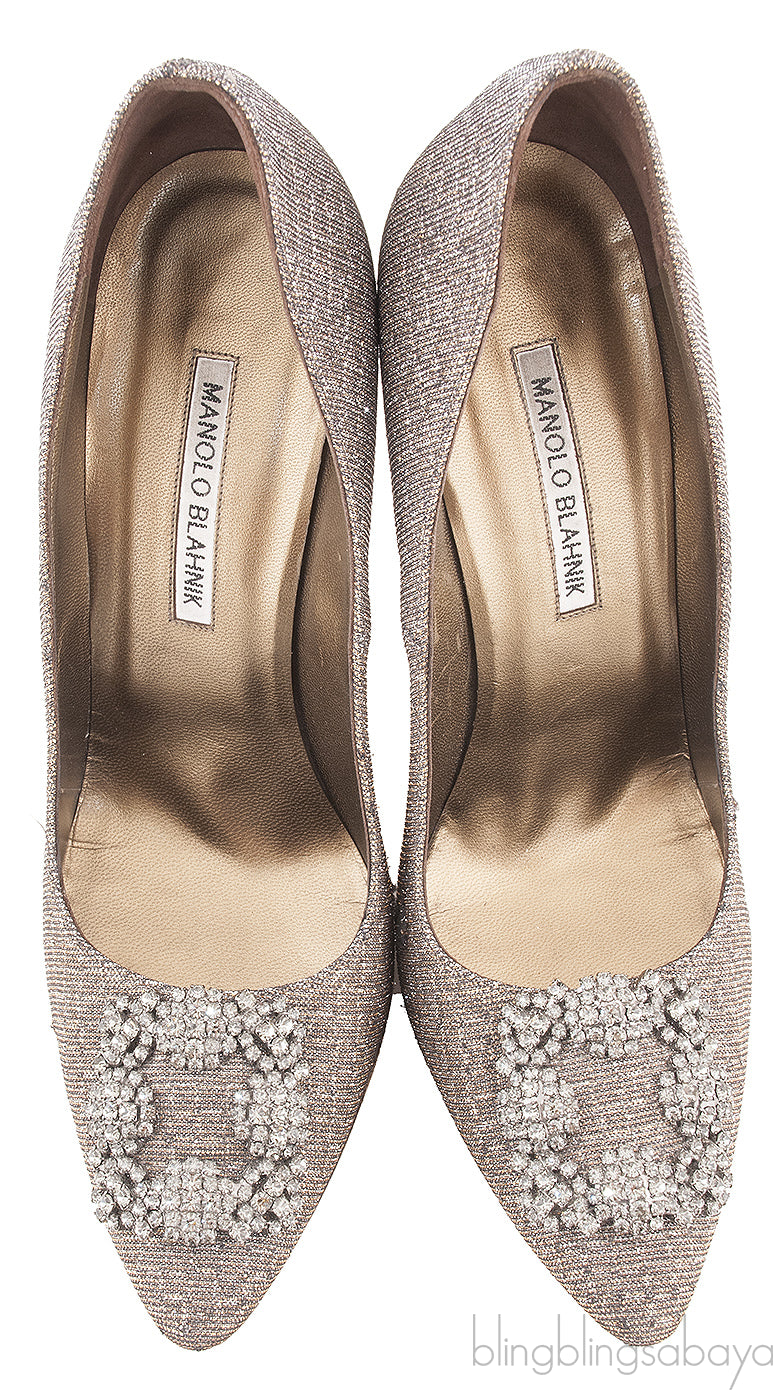 Hangisi Notturno Gold Pumps
