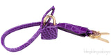 Birkin 35 Purple Crocodile GHW
