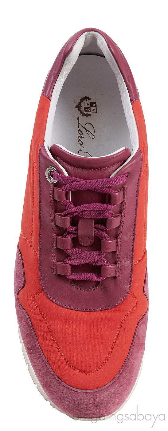 Loro Piana My Wind Microfibre Bi-color Nylon Sneakers