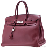 Birkin 35 Rouge Ash Swift PHW