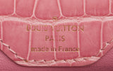 Capucine Vieux Rose Crocodile BB