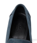 Hermes Paris Blue Suede Loafer