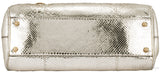 Miss Sicily Metallic Gold Snakeskin Bag