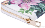 Dolce & Gabbana Floral Zip Around Continental Wallet