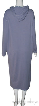 Purple Logo Hooded Dress