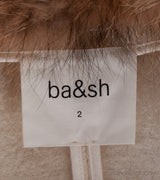 Ecru Lady Coat Fur Collar