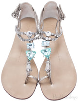 Crystal Flat Sandals