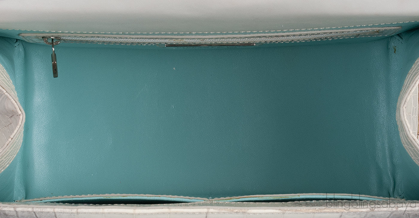 Cornelia Lunch Box Himalayan Crocodile Bag