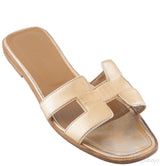 Oran Metallic Bronze Sandals