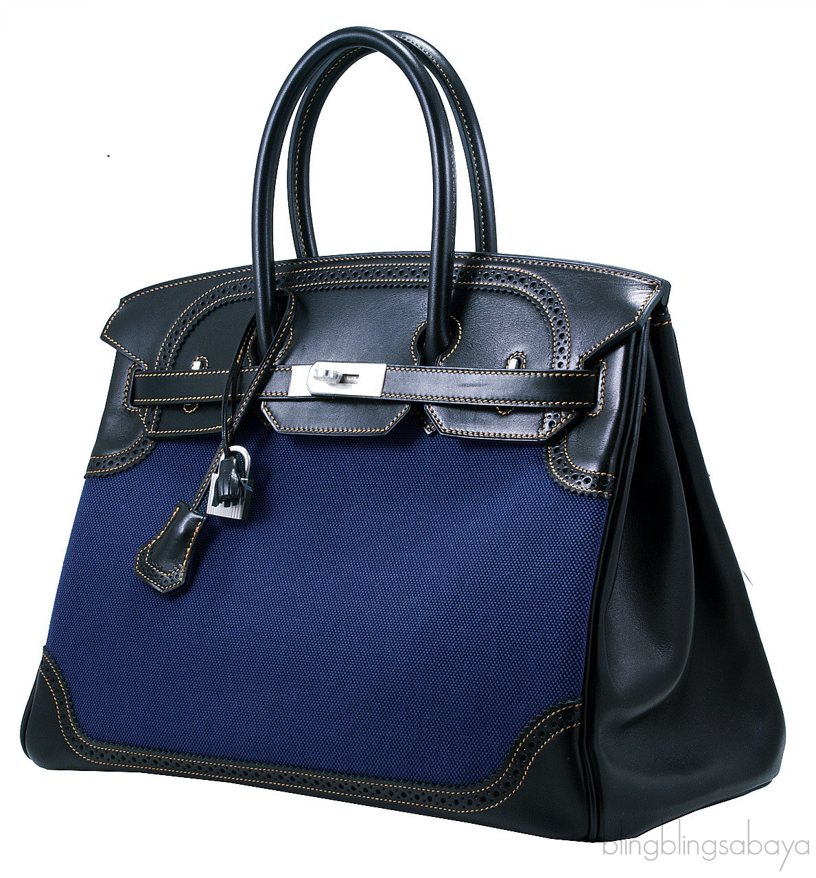 Birkin 35 Denim Ghillies Ltd. Edition