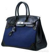 Birkin 35 Denim Ghillies Ltd. Edition