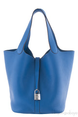 Blue Picotin Lock Togo PHW*